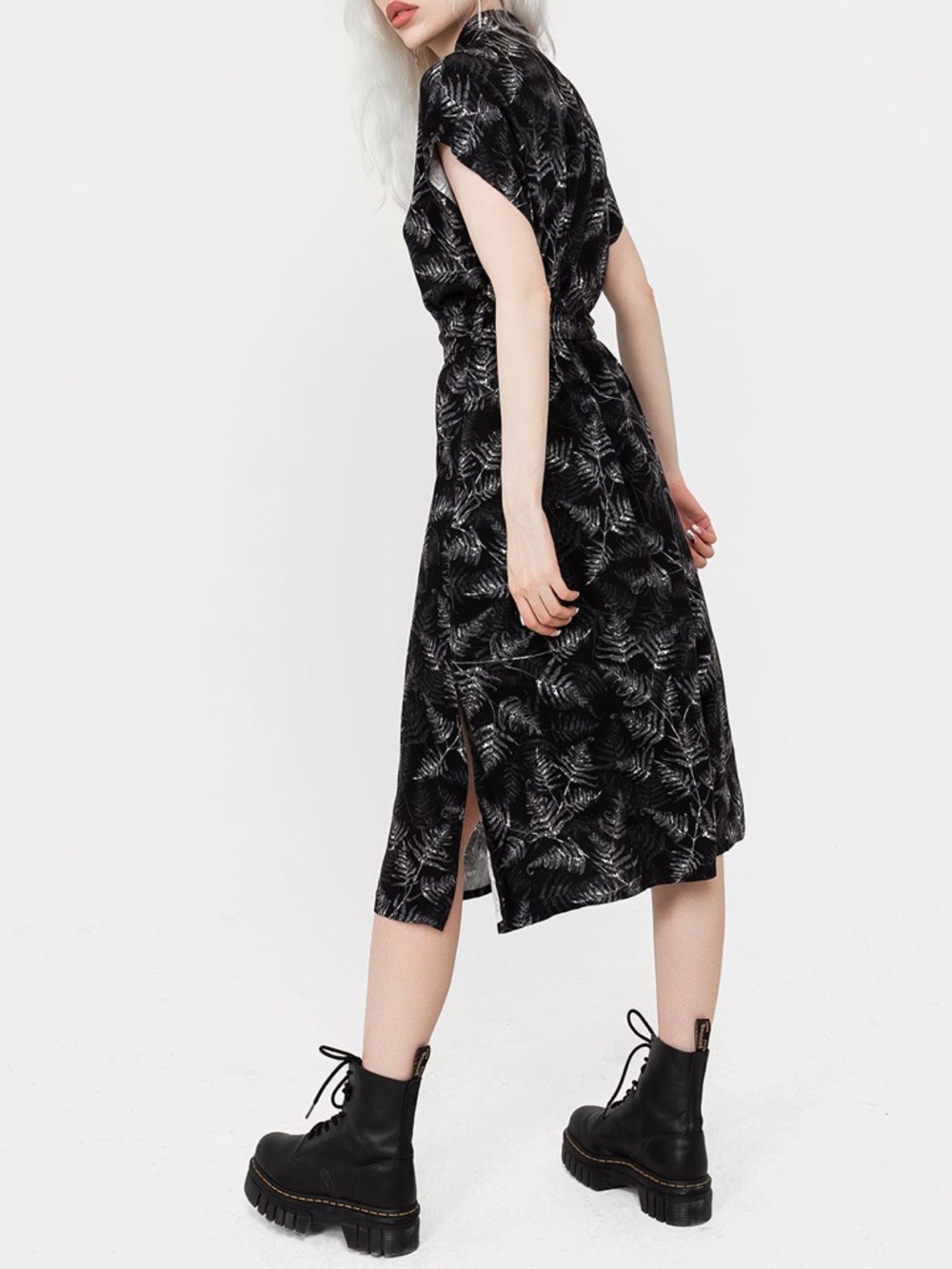 Disturbia bracken tie waist midi shirt dress - Picture 3 of 10
